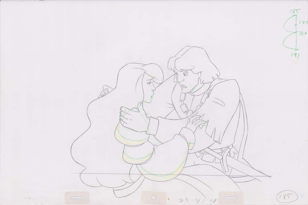 Pencil Art Derek & Odette (Sequence 23-41)