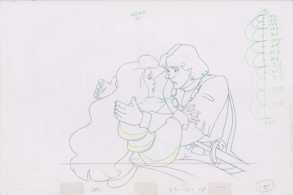 Pencil Art Derek & Odette (Sequence 23-41)