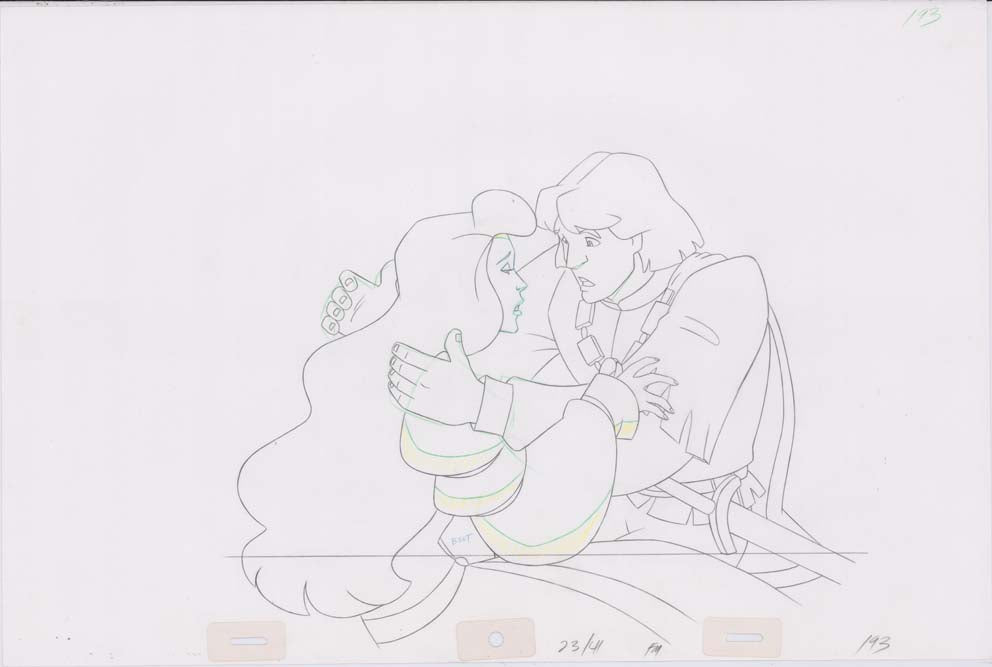 Pencil Art Derek & Odette (Sequence 23-41)