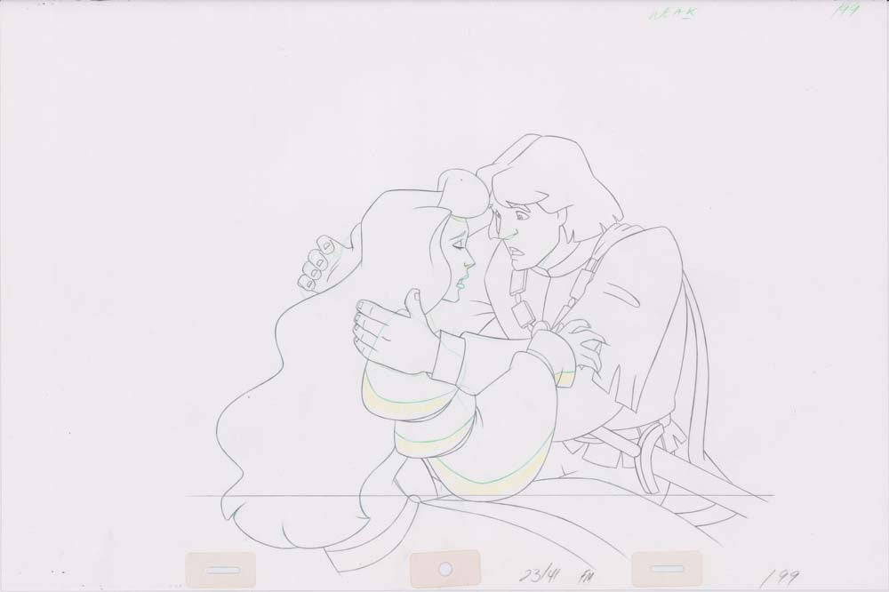 Pencil Art Derek & Odette (Sequence 23-41)