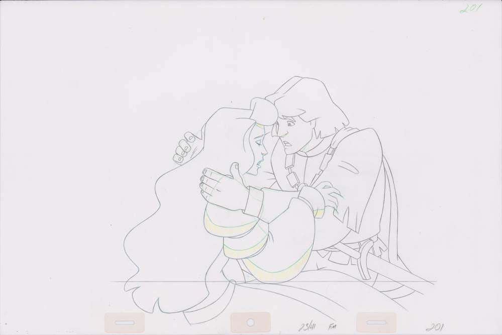 Pencil Art Derek & Odette (Sequence 23-41)