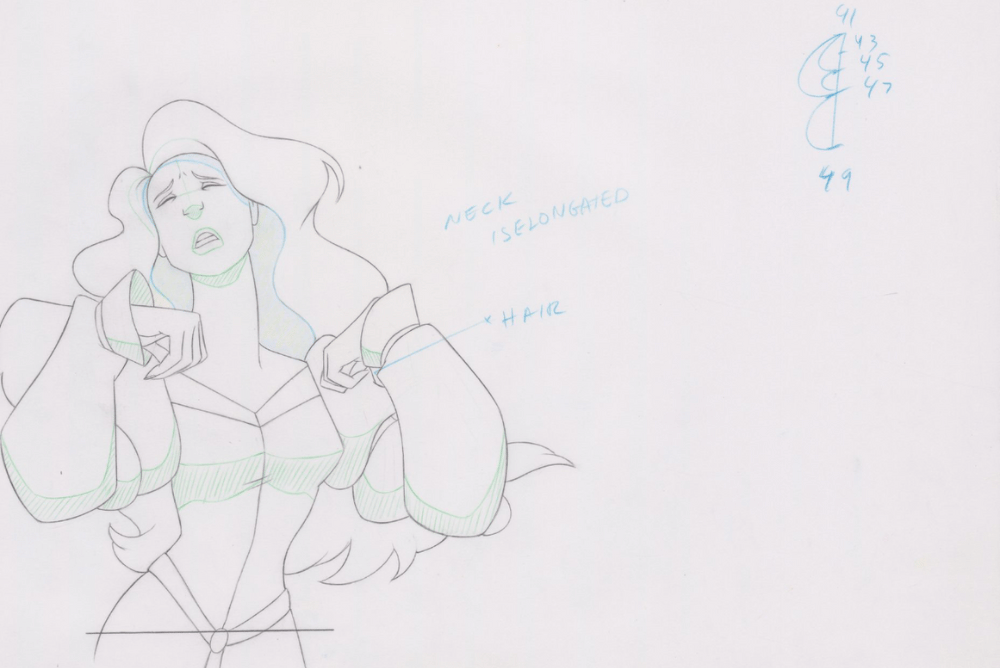 Pencil Art Odette (Sequence 7-76)