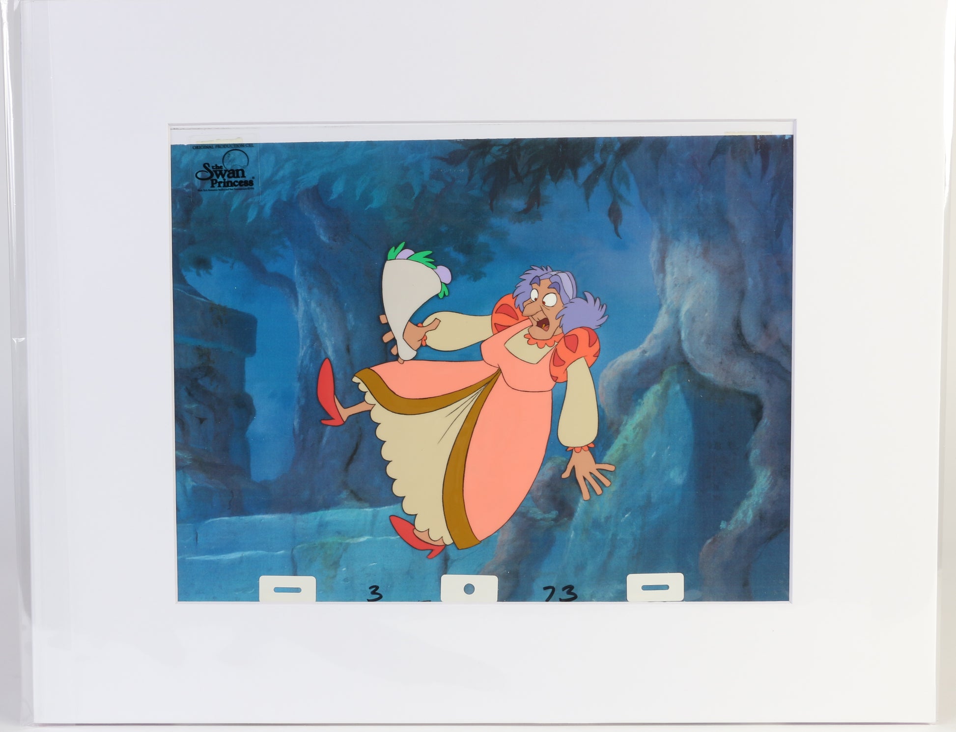 Swan Princess Celluloid Original Hand-Painted Animated Art Cel