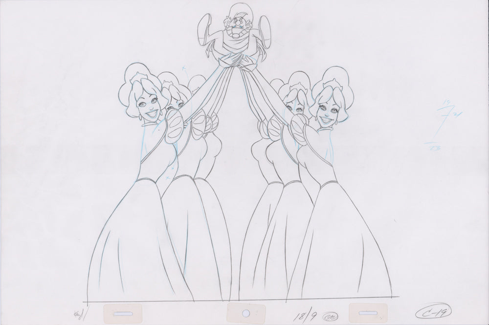 Pencil Art Princesses on Parade (Sequence 18-9)
