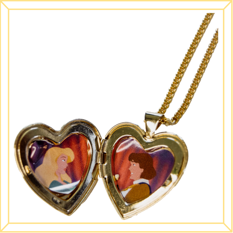 Gemstone Heart Locket