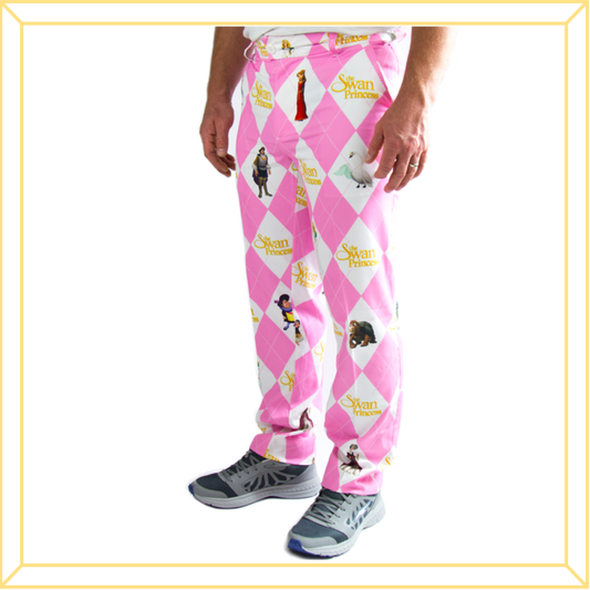 Men's Pink Argyle Pants