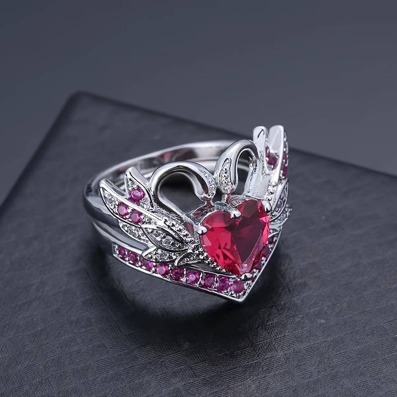 Swan Ring Set